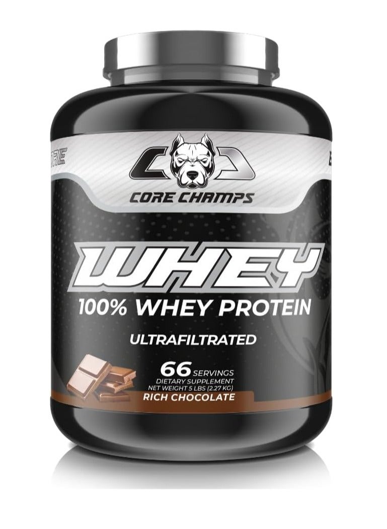 100% Whey Protein 2.27kg Rich Chocolate Flavor