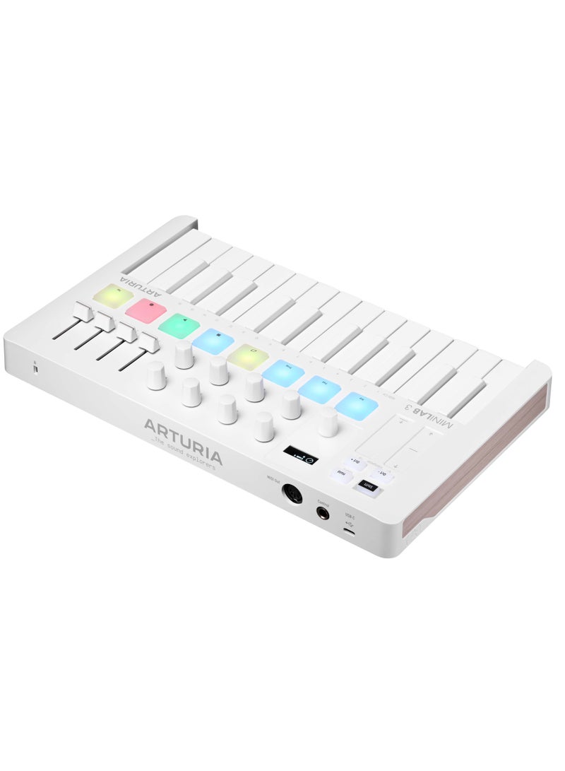 Arturia MiniLab MK3 25-key Controller -Alpine White