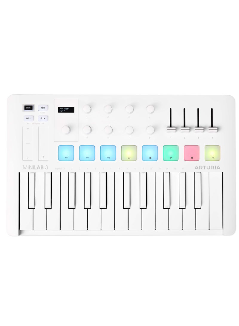 Arturia MiniLab MK3 25-key Controller -Alpine White