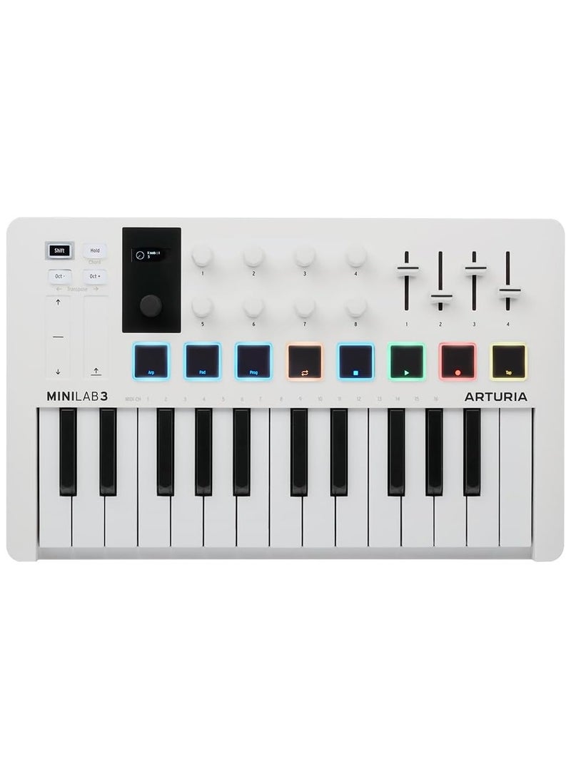 Arturia MiniLab MK3 25-key Controller -Alpine White