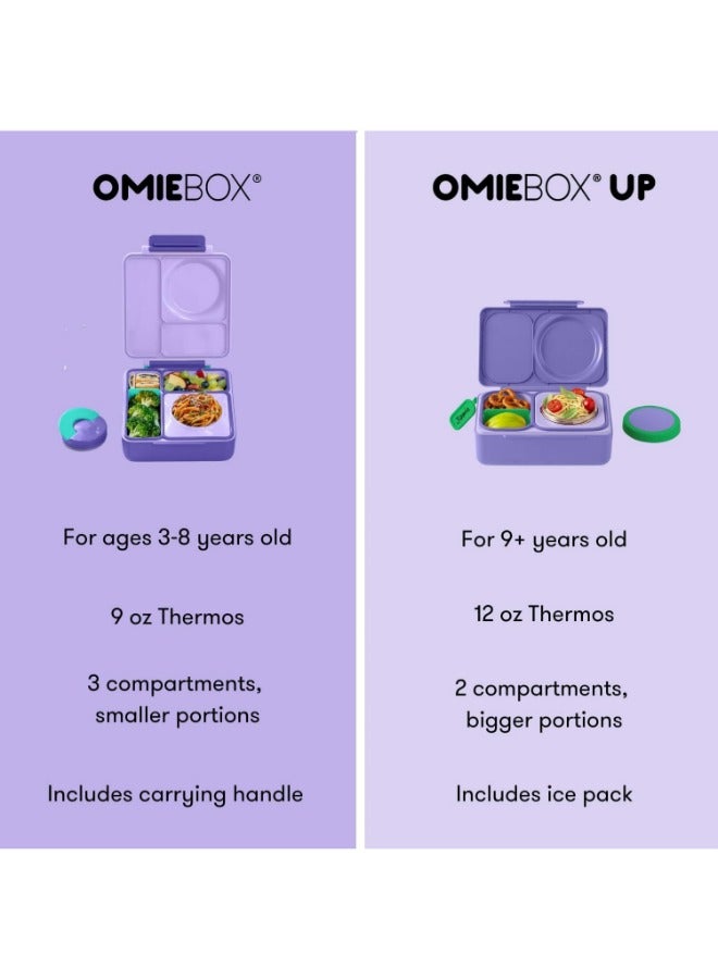 OmieBox Up Bento Box with Insulated Thermos & Ice Pack, Teal Green