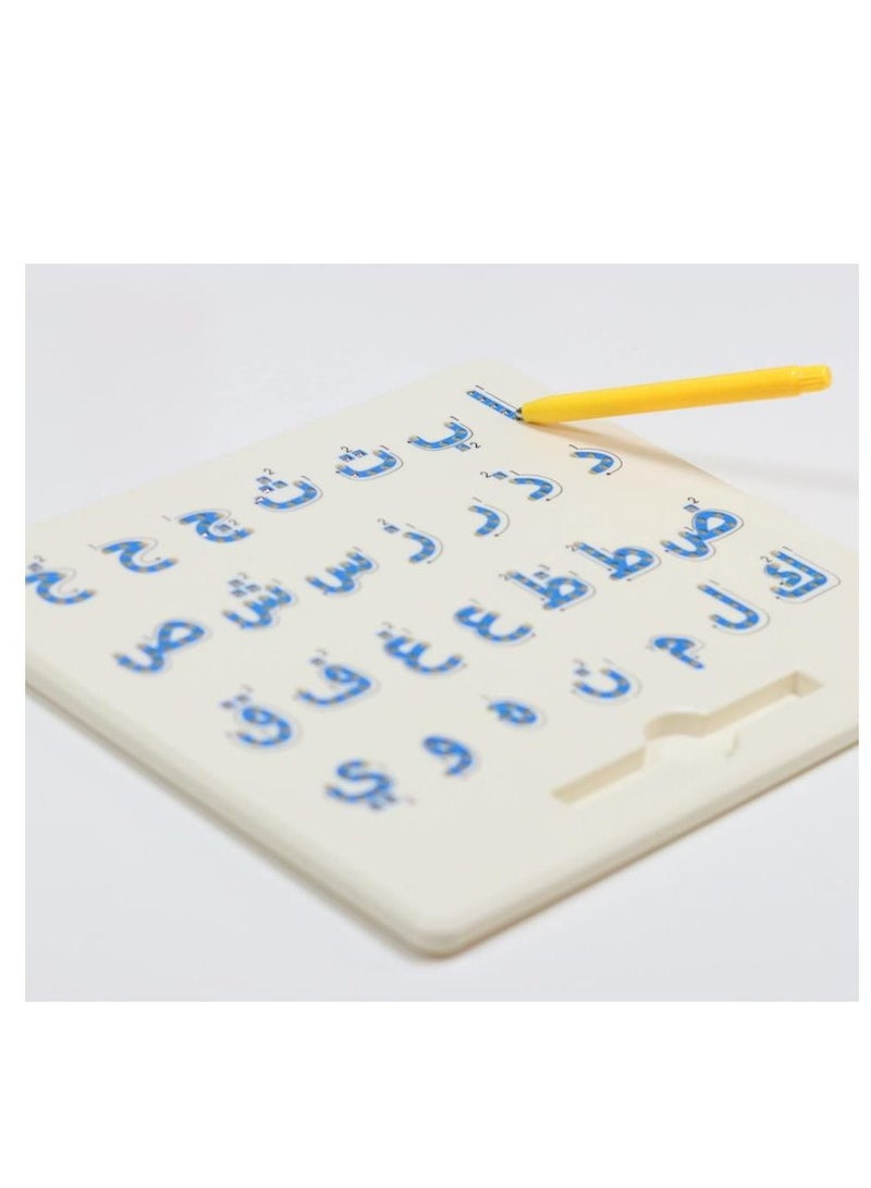 A fun educational board to learn Arabic letters