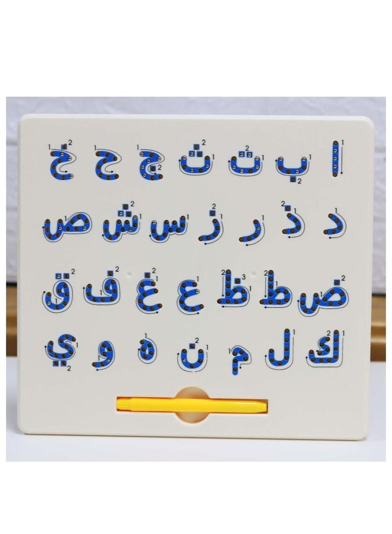 A fun educational board to learn Arabic letters