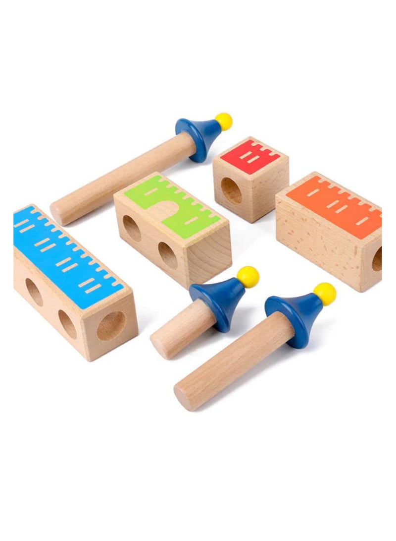 wooden castle building blocks