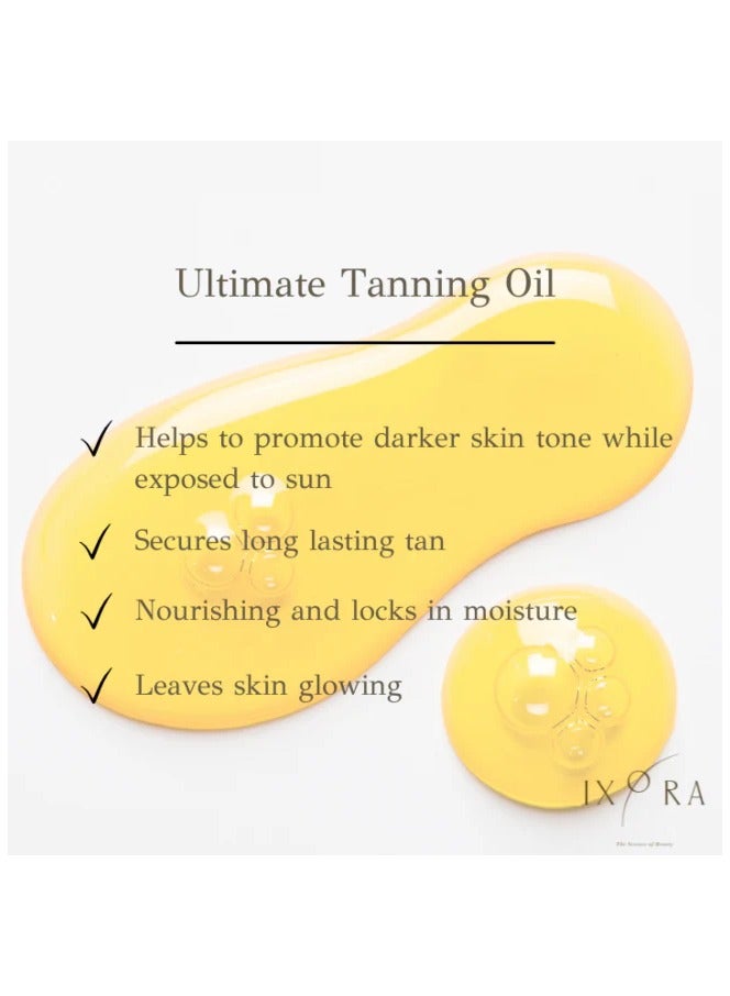 Organic Ultimate Tanning Oil - Enriched with Roucou Oil & Shea Butter - Natural golden summer glow - 125ml