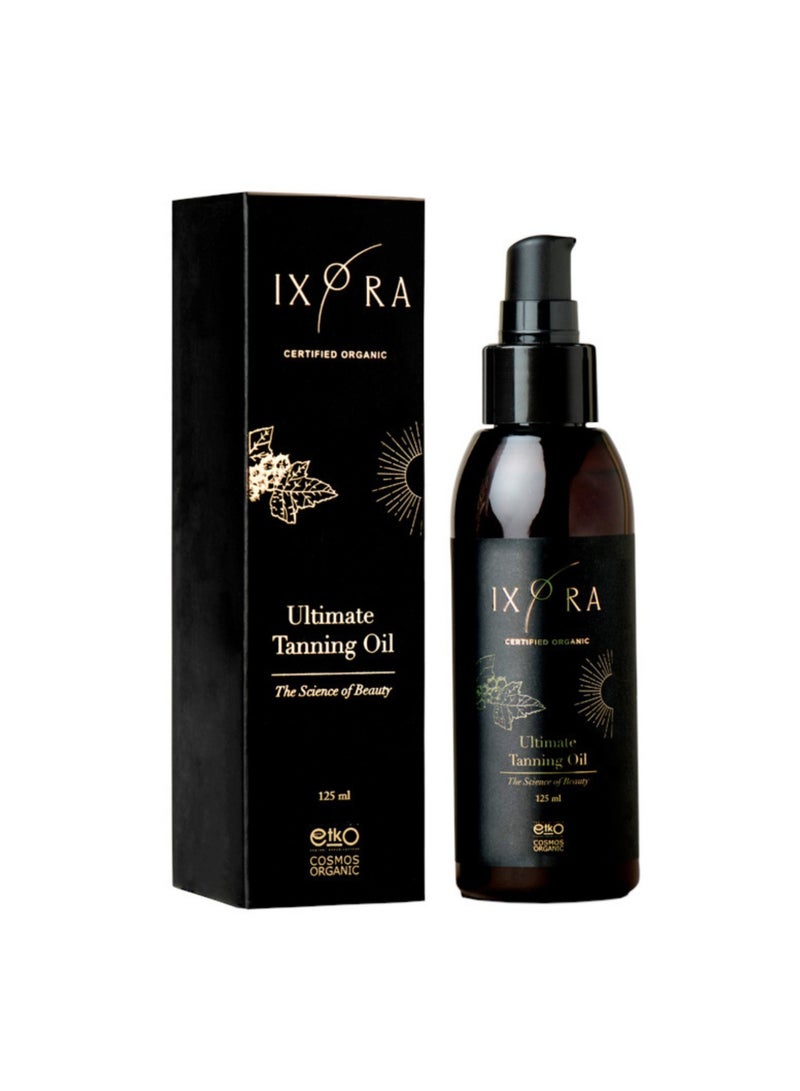 Organic Ultimate Tanning Oil - Enriched with Roucou Oil & Shea Butter - Natural golden summer glow - 125ml