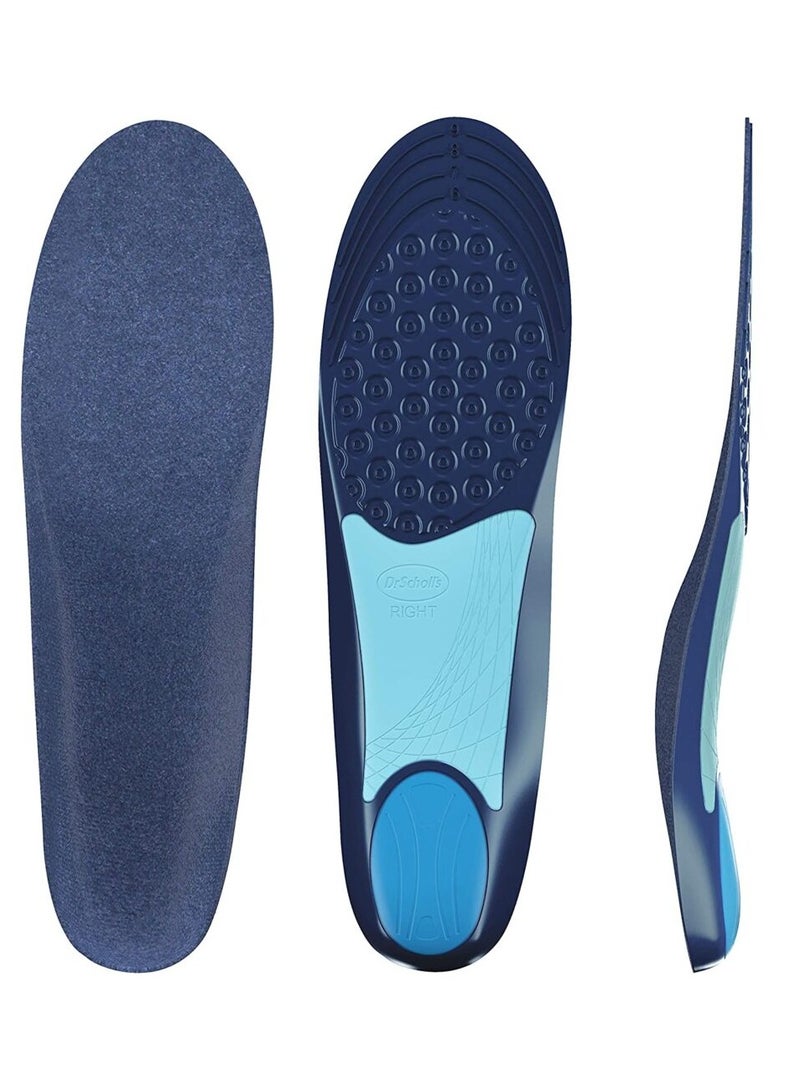 Pain Relief Orthotics for Plantar Fasciitis for Women 1 Pair, Size 6-10