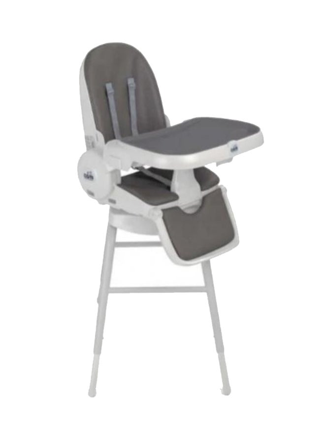 Cam Original 4In1 High Chair - Gray, From 0 Up To 15 Kg. (36 Months), 5 Heights, 3 Backrest Positions, Adjustable 2-Position Footrest, Two Removable Trays, Ultra-Compact Folding, Feeding Chair.