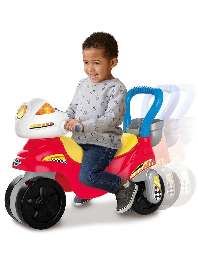 VTech 3-in1 Ride with Me Motorbike Walker Ride On