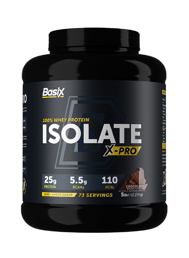 100% Whey Protein Isolate Xpro Chocolate Chunk 5Lb