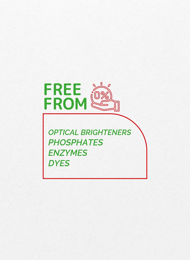 Baby Laundry Detergent Lavender 1000ml - 100% Organic with Vegan Plant Derived Ingredient, Fragrance Free, Hypoallergenic & Dermatologically Tested