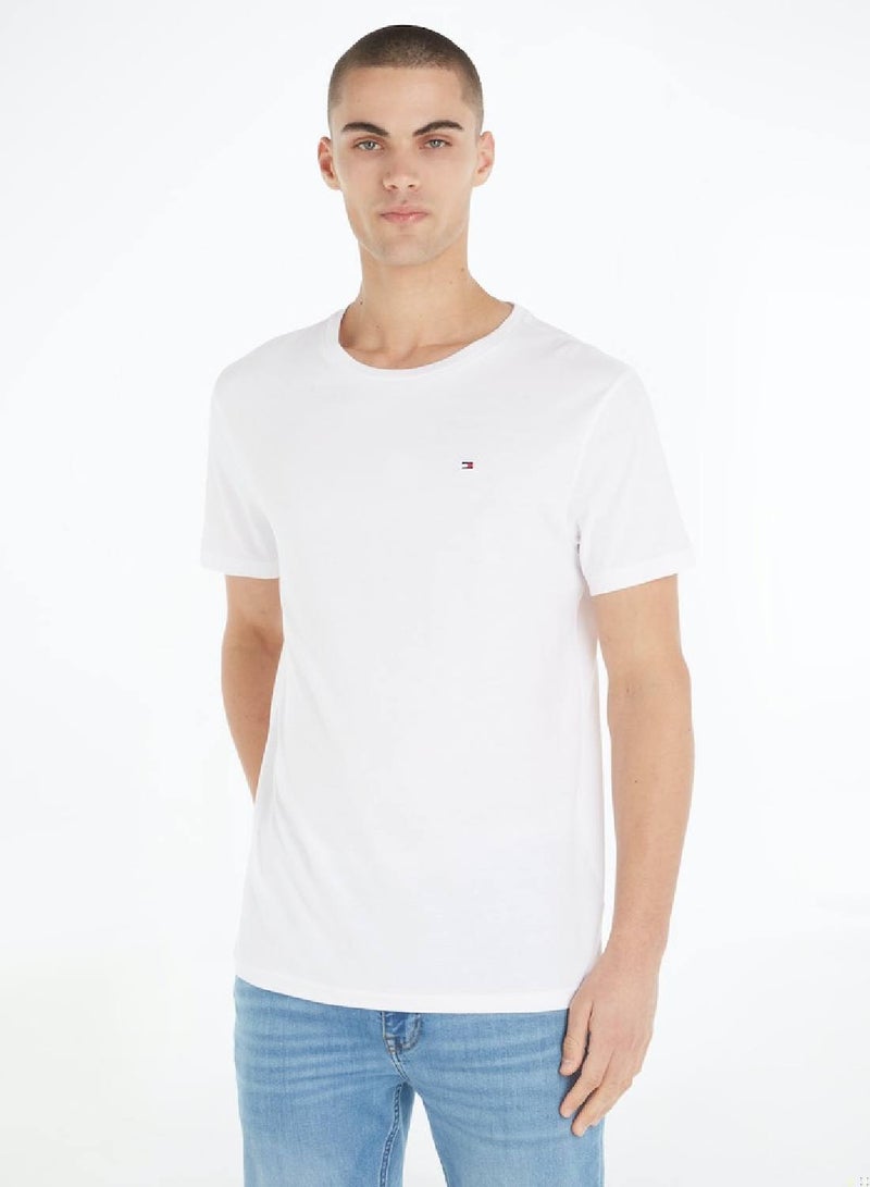 Men's Organic Cotton T-Shirt Lounge, White