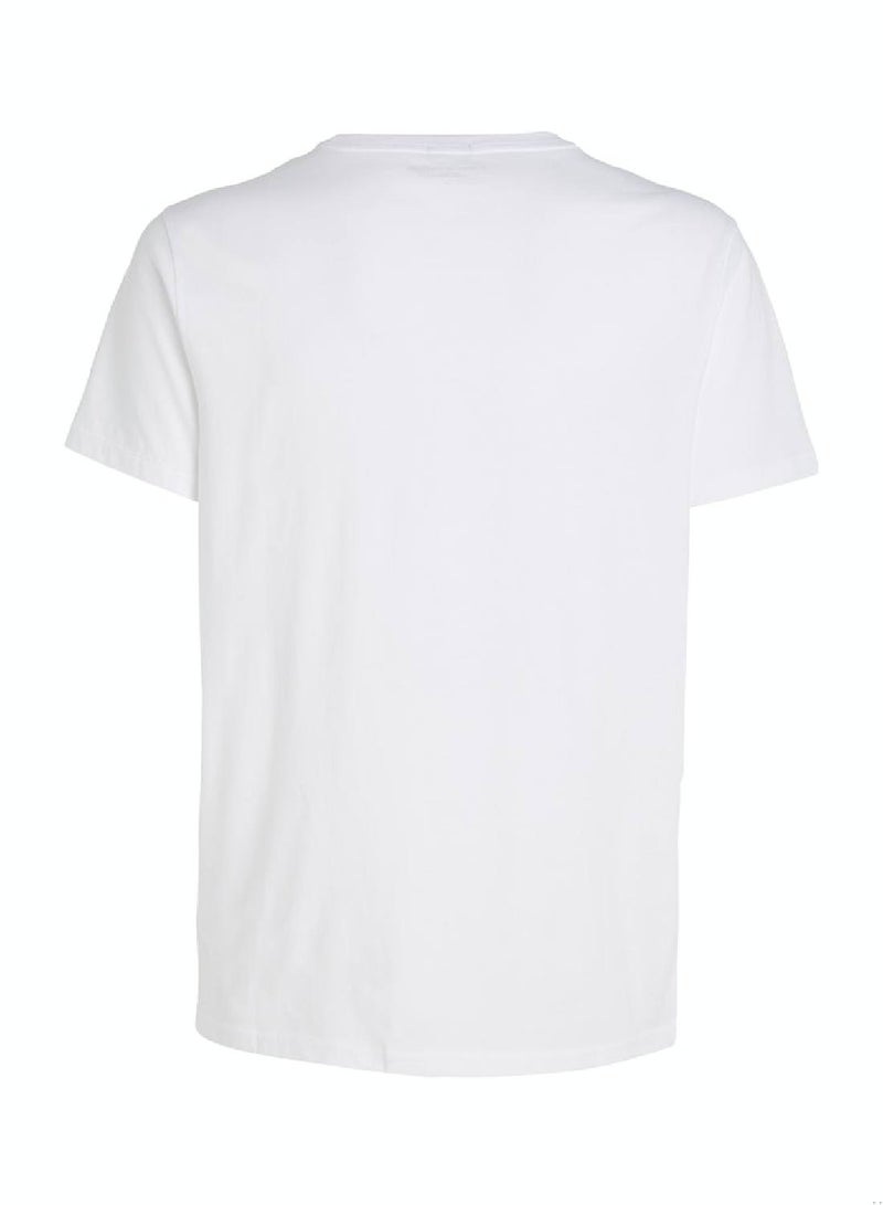 Men's Organic Cotton T-Shirt Lounge, White