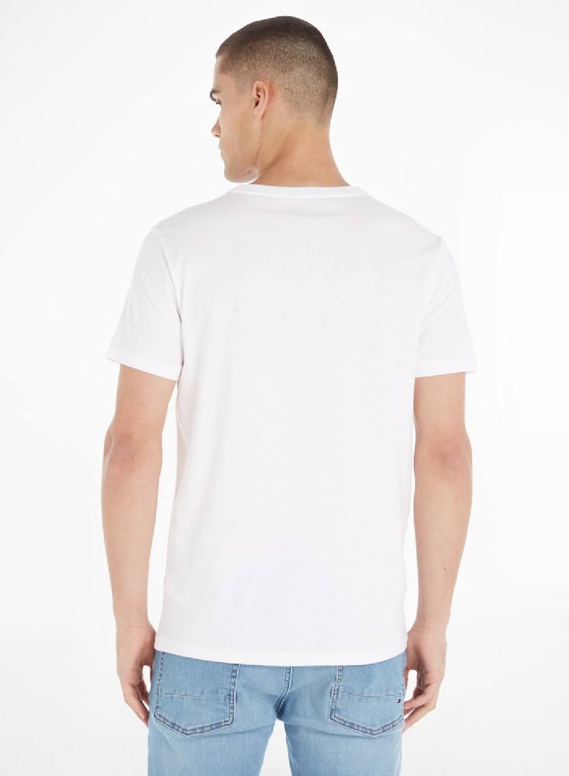Men's Organic Cotton T-Shirt Lounge, White
