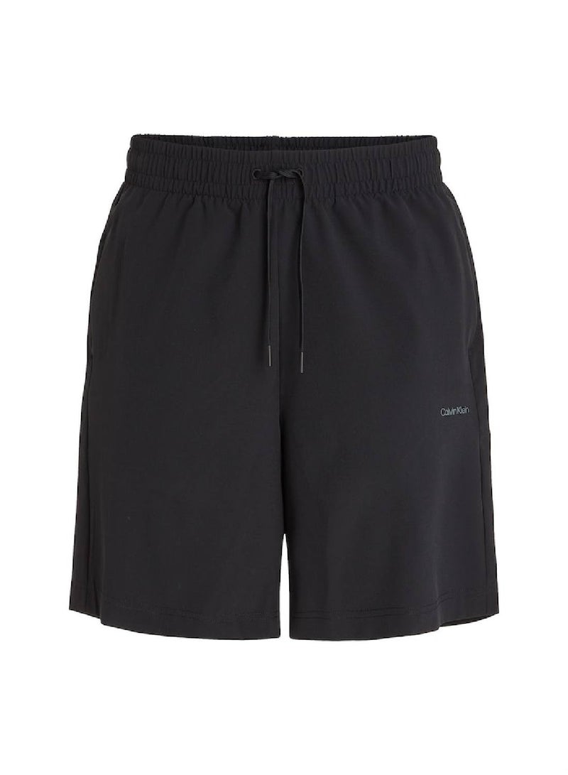 Calvin Klein Men's Woven Shorts - Sportswear - Polyester , Black