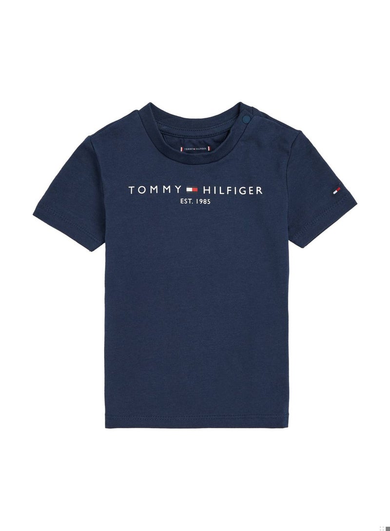Baby's  Essential Logo T-Shirt, Navy