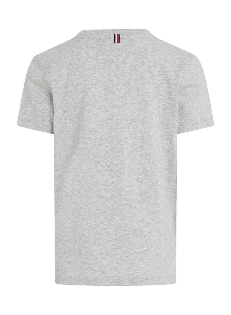 Boys' Essential Organic Cotton T-Shirt, Grey