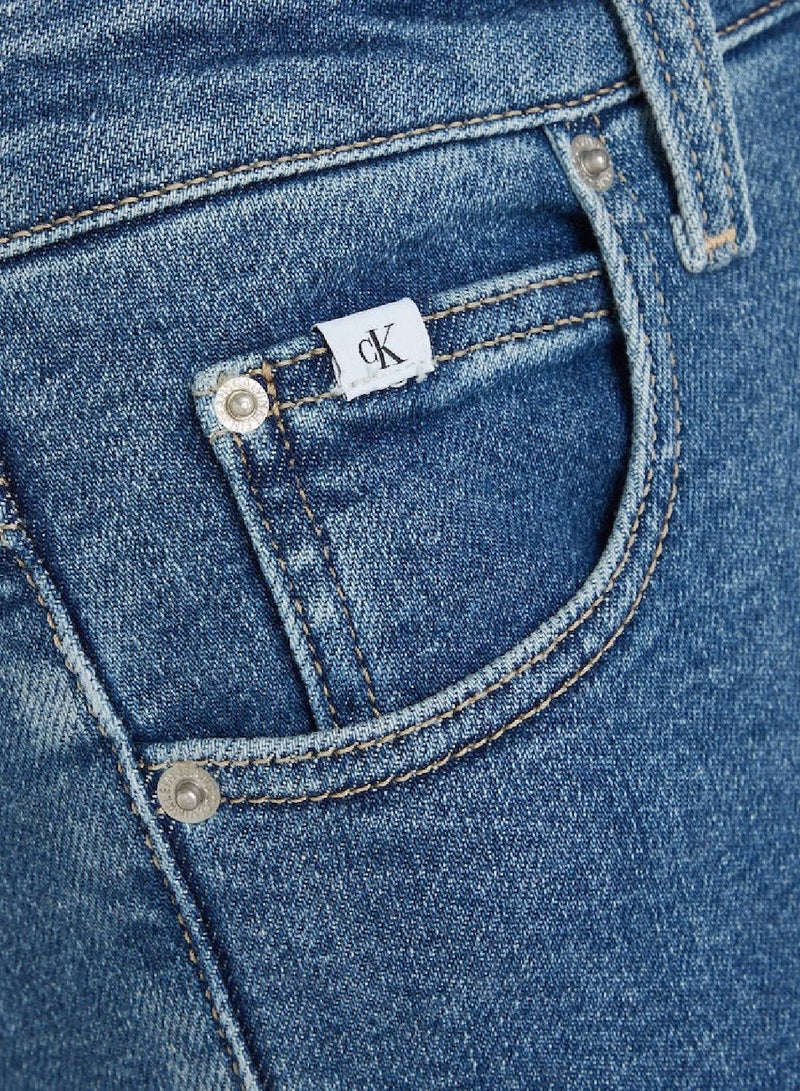 Calvin Klein Jeans Women's Jeans - Skinny - Casual Bottoms - Cotton , Blue