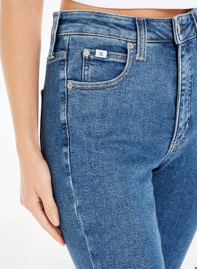 Calvin Klein Jeans Women's Jeans - Skinny - Casual Bottoms - Cotton , Blue