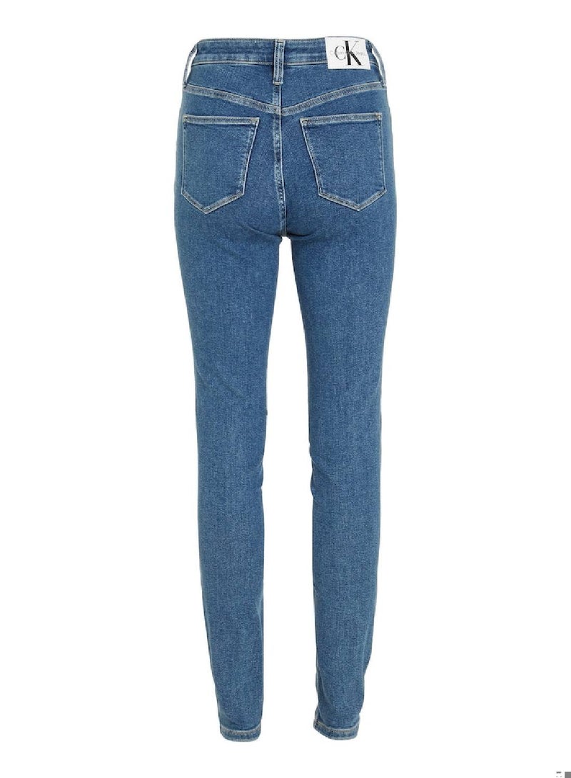 Calvin Klein Jeans Women's Jeans - Skinny - Casual Bottoms - Cotton , Blue