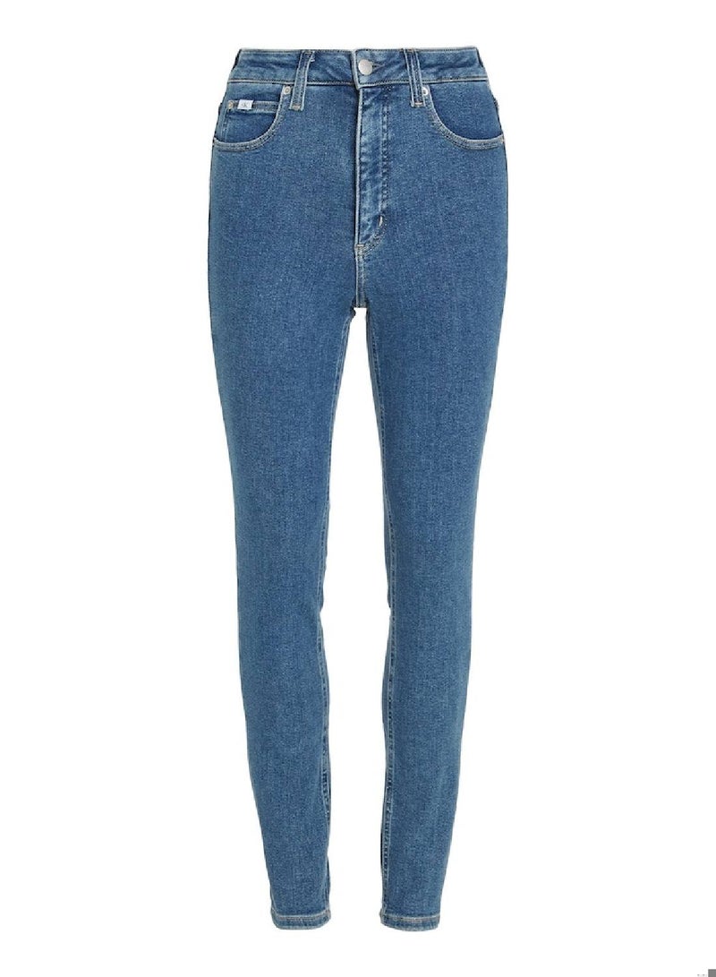 Calvin Klein Jeans Women's Jeans - Skinny - Casual Bottoms - Cotton , Blue