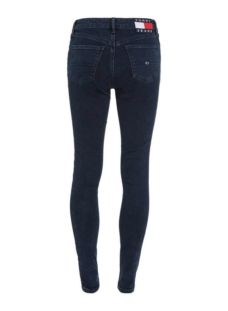 Women's Nora Mid Rise Skinny Jeans, Navy