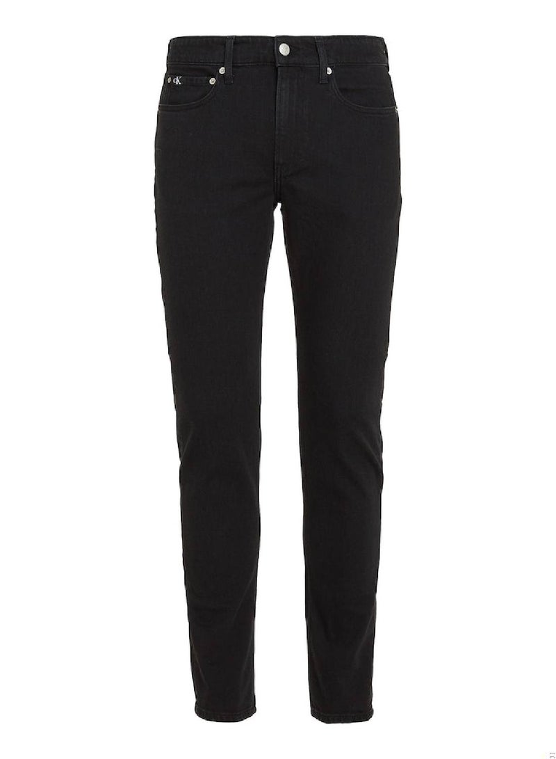 Calvin Klein Jeans Men's Jeans - Slim Taper - Casual Bottoms - Cotton , Black