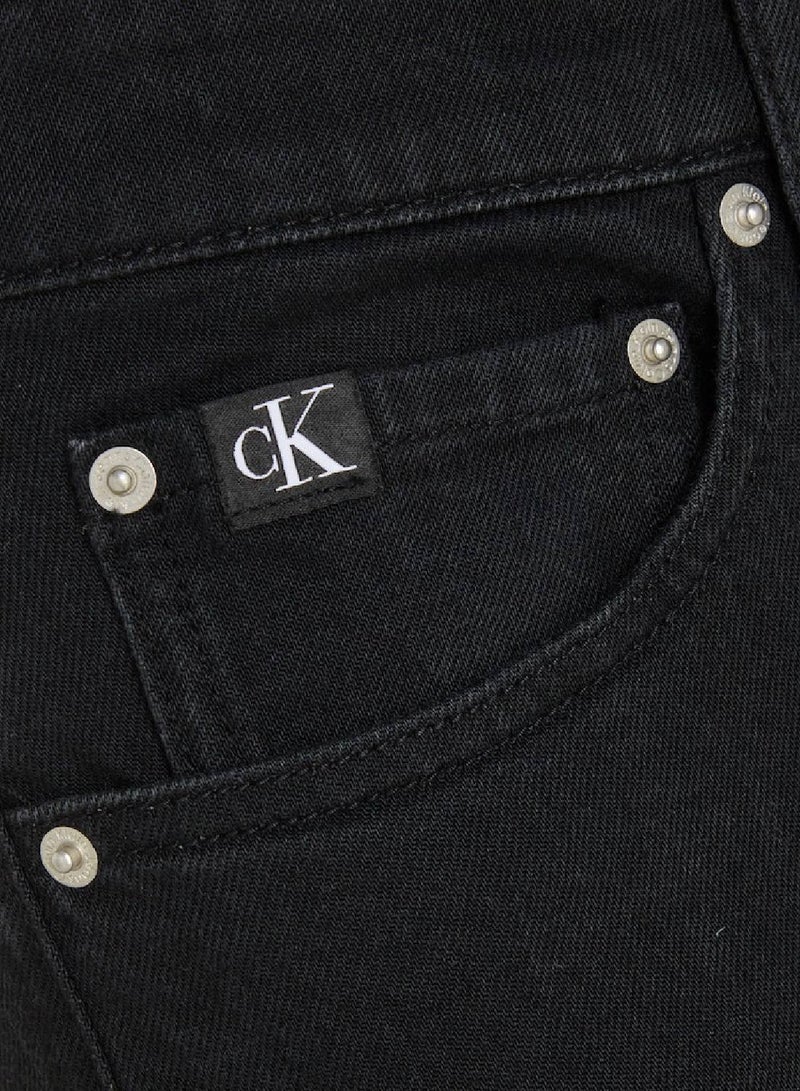 Calvin Klein Jeans Men's Jeans - Slim Taper - Casual Bottoms - Cotton , Black