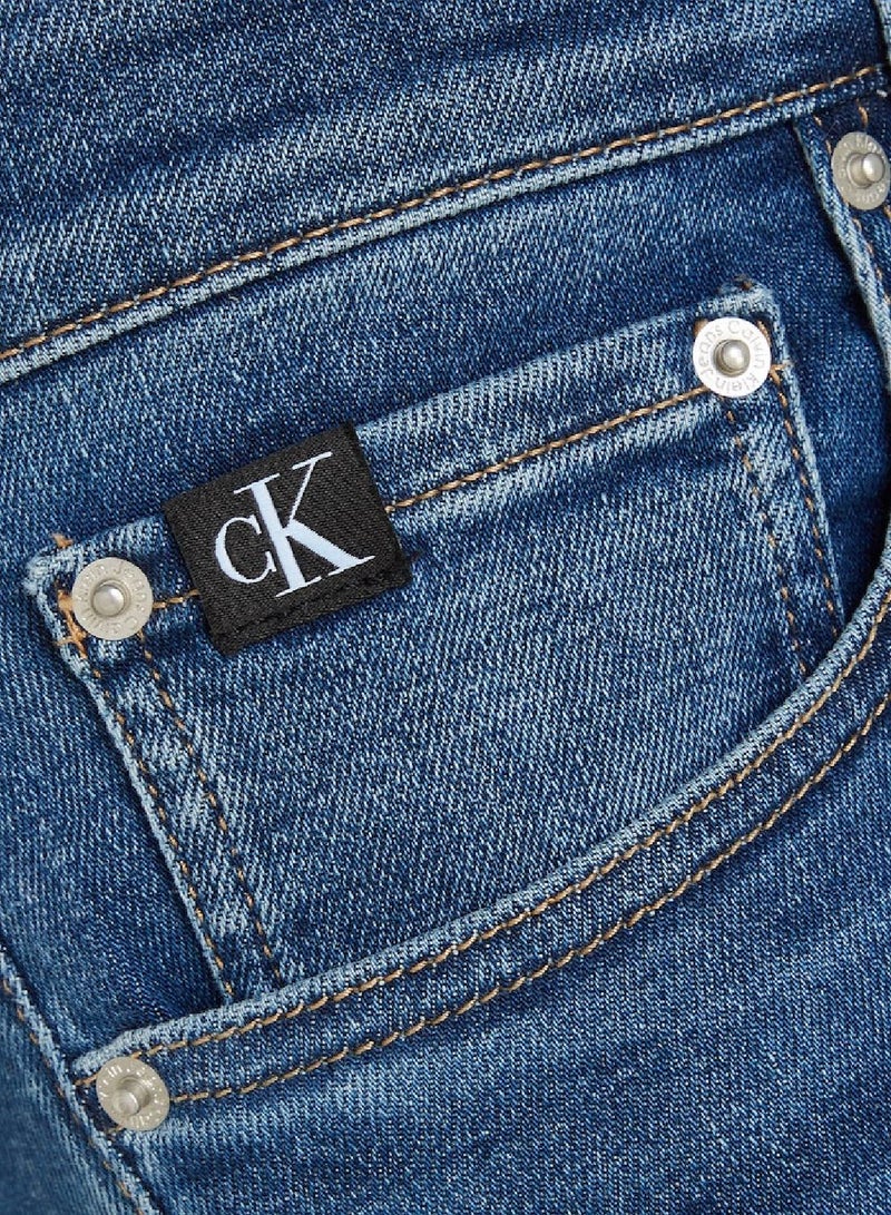 Calvin Klein Jeans Men's Jeans - Slim Taper - Casual Bottoms - Cotton , Blue