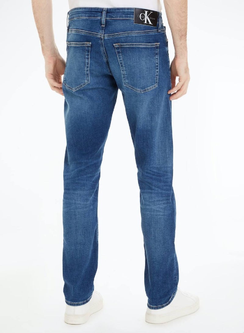 Calvin Klein Jeans Men's Jeans - Slim - Casual Bottoms - Cotton , Blue