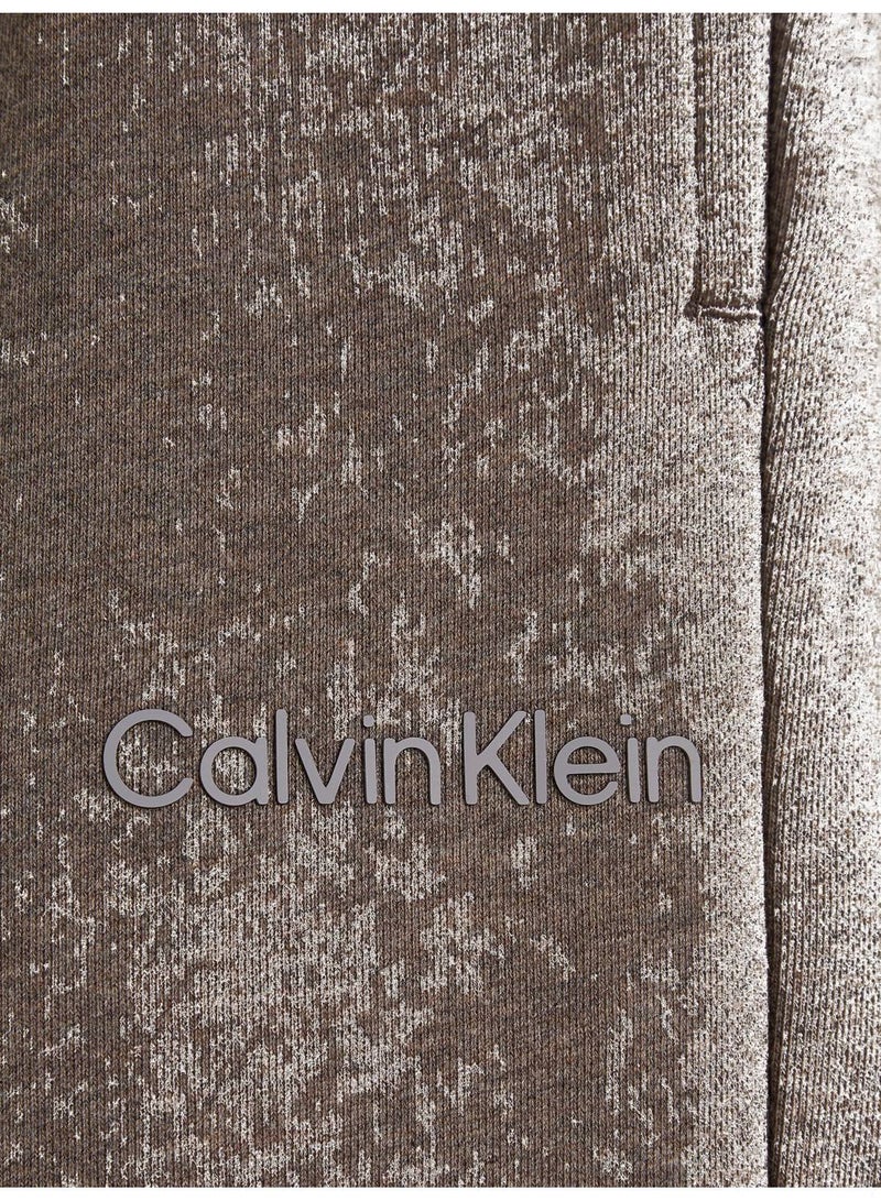 Calvin Klein Men's Shorts - Knit Shorts - Sportswear - Cotton , Grey