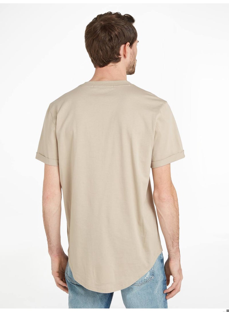 Cotton Badge T-shirt