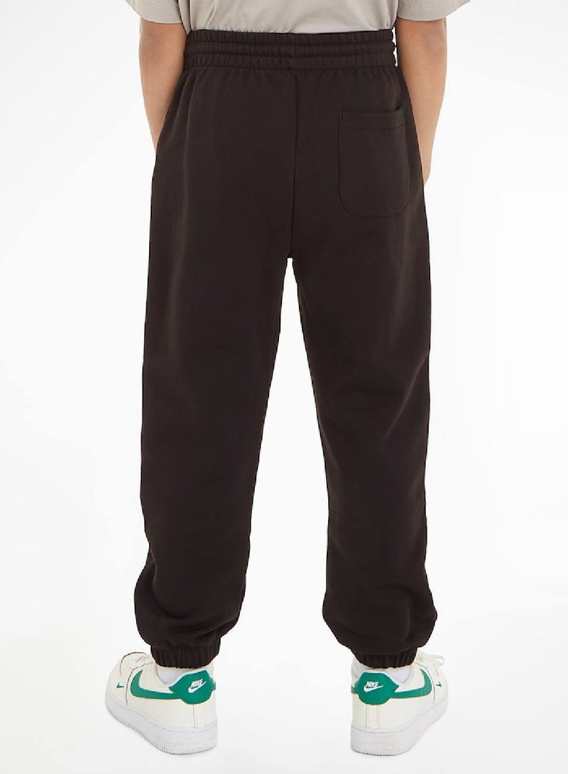 Calvin Klein Jeans Kids, Boys' Joggers - Casual - Sportswear - Cotton , Black