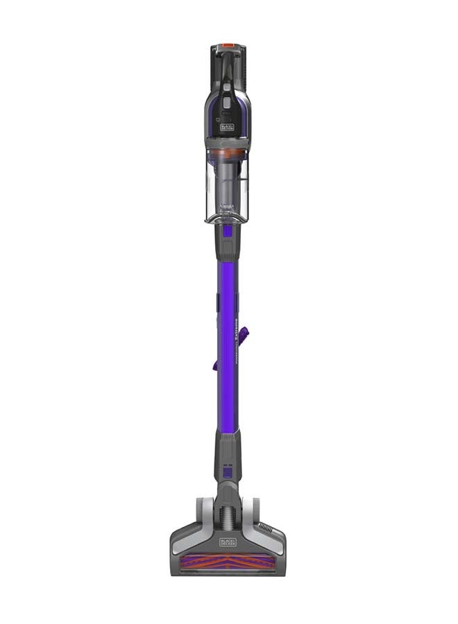 4-in-1 Cordless Stick Vacuum Cleaner, 18V, 1.5Ah Battery, 55-Minute Runtime, 38 Air Watts Suction Power, 650ml Dustbowl, Ideal for Pet Owners, Lightweight Design, Easy Storage 500 ml 27 W BDPSE1815P-QW ‎Titanium/Purple