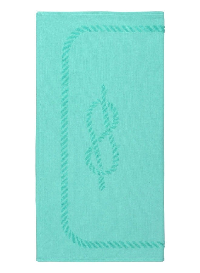 Sailor Knot Design 100% Turkish Cotton Beach Towel Mint Green 70x140cms