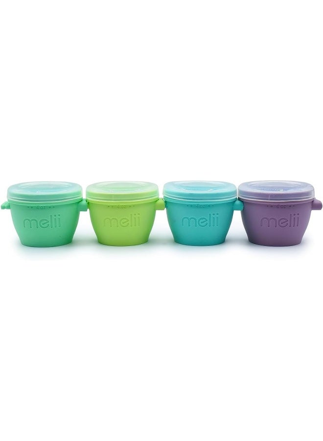 Silicone Snap And Go Pods 4Oz - 4 Pieces