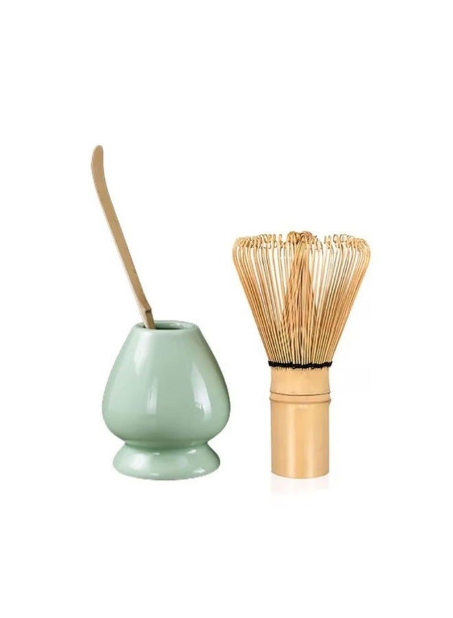 3-Piece Traditional Matcha Whisk Tool Ceremony Accessories Set