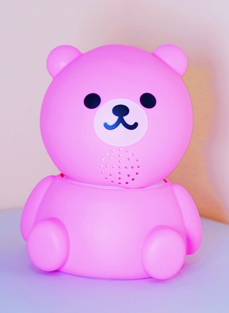 Baby Monitor  1080P HD Video Toddler Infant Portable Security Camera, Smart Control Wifi Remote Access Webcam 360 Degree Rotation Digital Two-way Audio,32G Memory Family Use Home Safe(Strawberry Pink Teddy Bear)