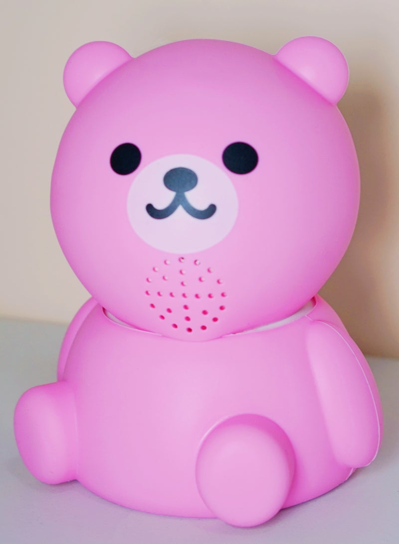 Baby Monitor  1080P HD Video Toddler Infant Portable Security Camera, Smart Control Wifi Remote Access Webcam 360 Degree Rotation Digital Two-way Audio,32G Memory Family Use Home Safe(Strawberry Pink Teddy Bear)