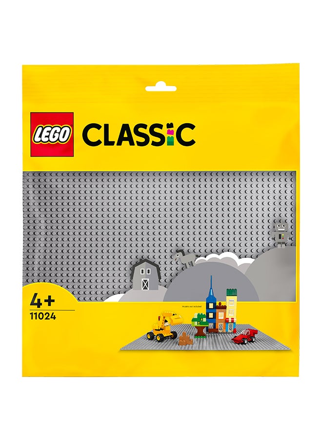 6384600 LEGO 11024 Classic Grey Baseplate Building Toy Set (1 Pieces) 4+ Years