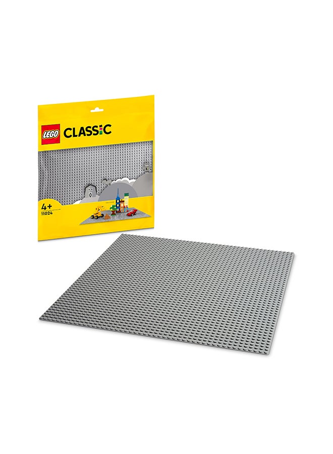 6384600 LEGO 11024 Classic Grey Baseplate Building Toy Set (1 Pieces) 4+ Years