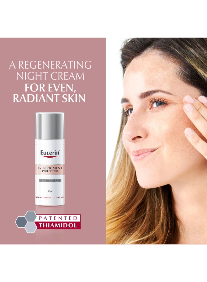 Even Pigment Perfector Face Night Cream With Thiamidol Moisturizer For All Skin Types Clear 50ml