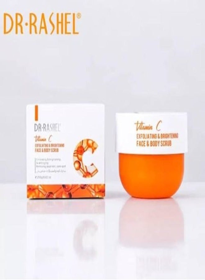 DR. RASHEL Vitamin C exfoliating & nourishing body cleansing Set (4 Pcs)