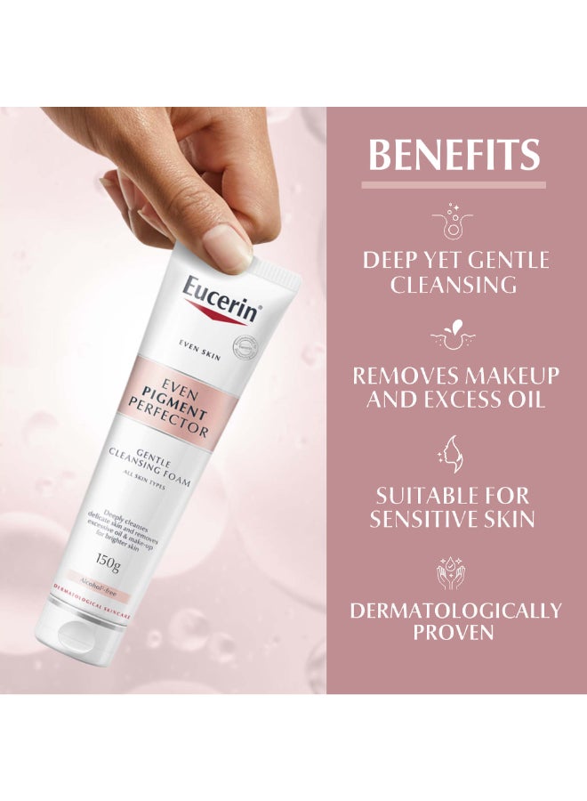 Even Pigment Perfector Facial Gentle Cleansing Foam, Removes Makeup And Excessive Oil Clear 150grams