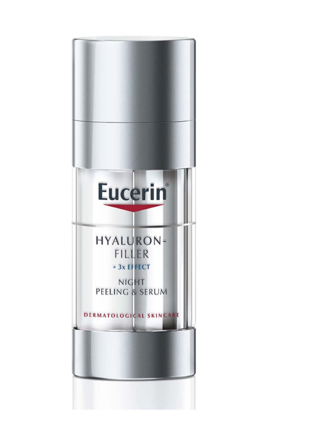 Hyaluron Filler Anti-Aging Night Peeling And Moisturizing Serum For Face With Hyaluronic Acid 30ml