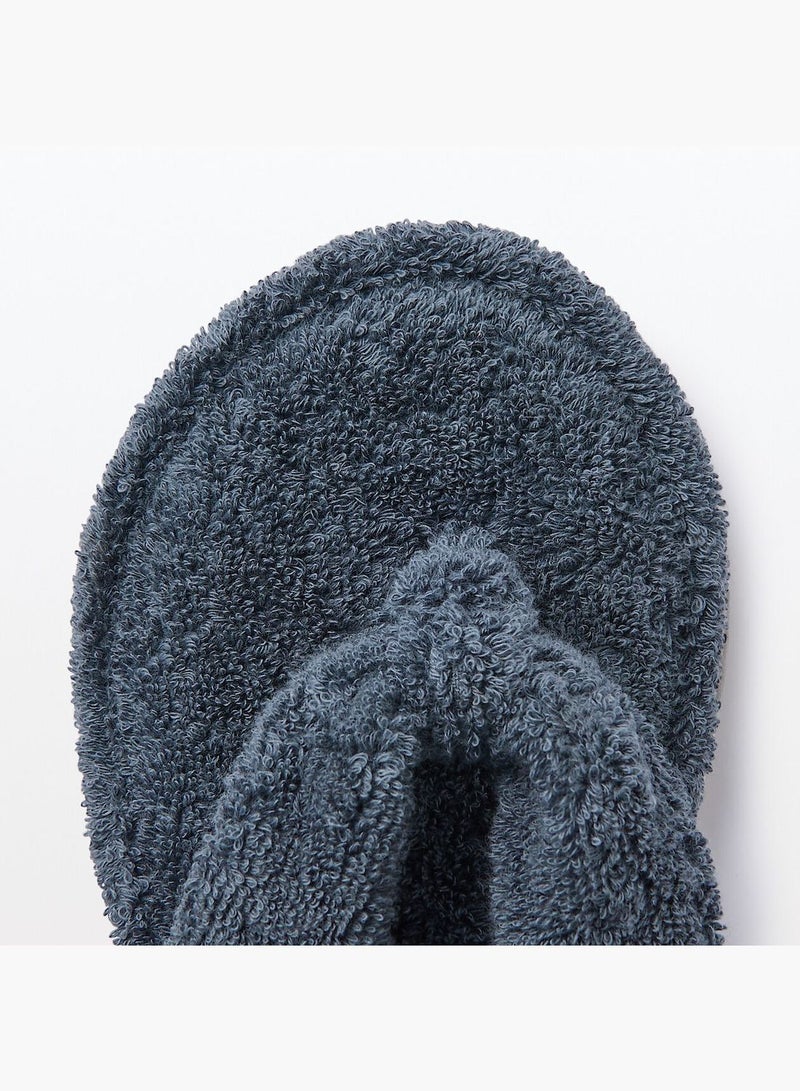 COTTON PILE SLIPPERS