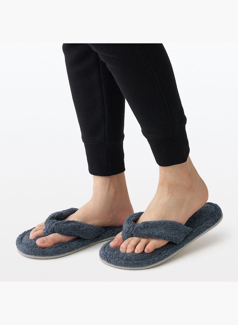 COTTON PILE SLIPPERS