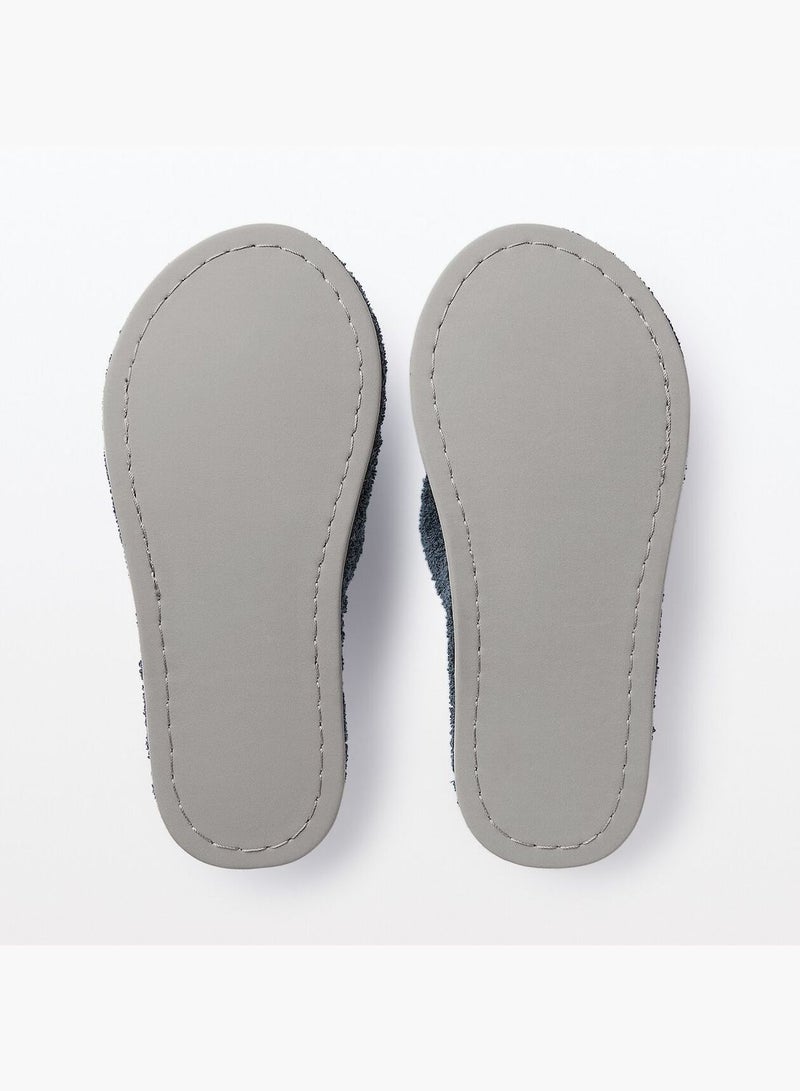 COTTON PILE SLIPPERS