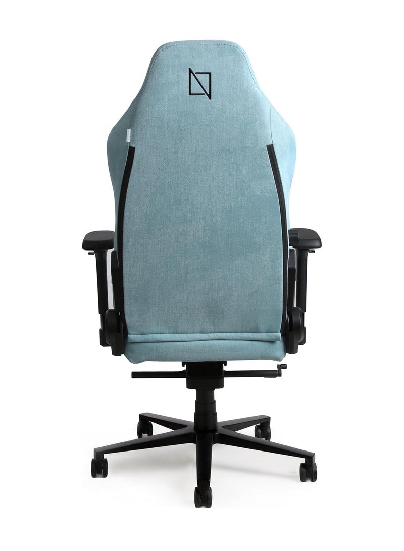 APEX Chair Premium Ergonomic Gaming Chair with Memory Foam Pillows Magnetic Headrest and Integrated Lumbar Support By NAVO ARTIC BLUE