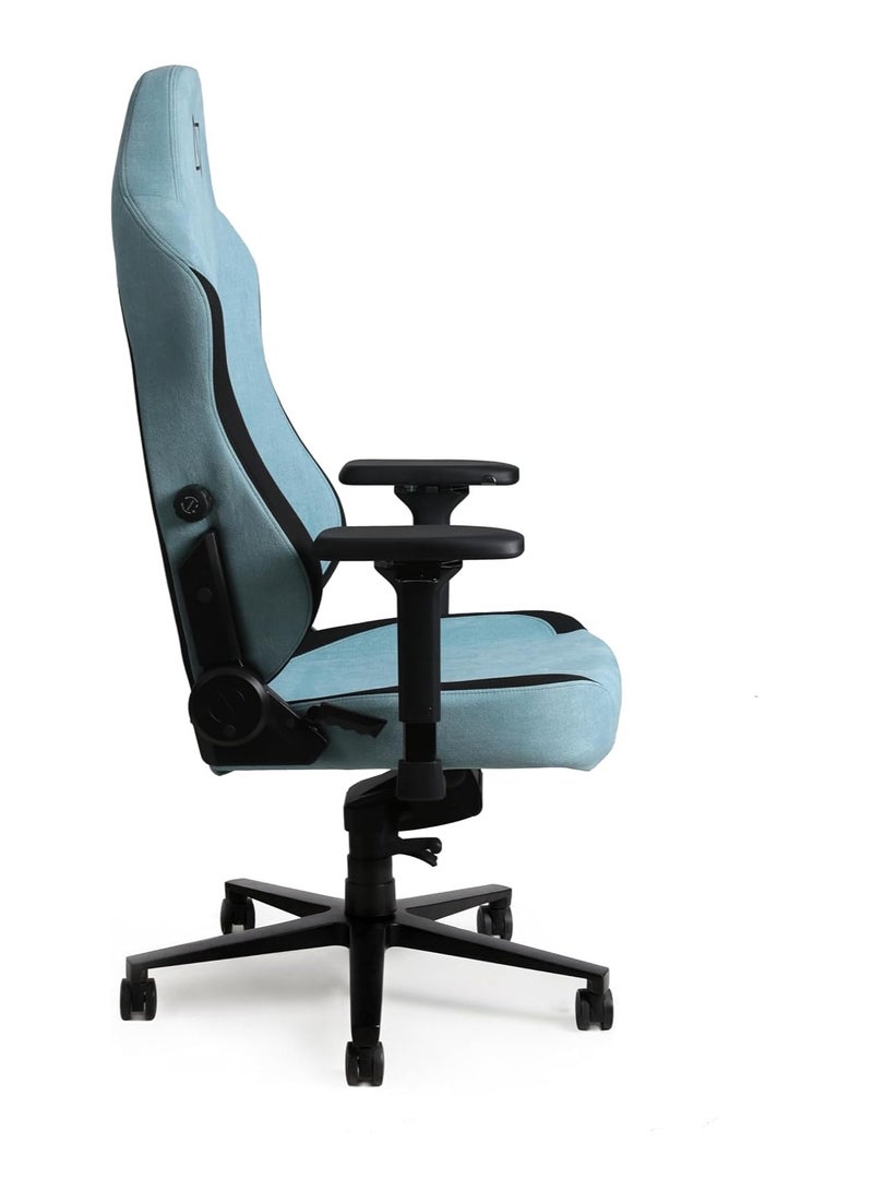 APEX Chair Premium Ergonomic Gaming Chair with Memory Foam Pillows Magnetic Headrest and Integrated Lumbar Support By NAVO ARTIC BLUE